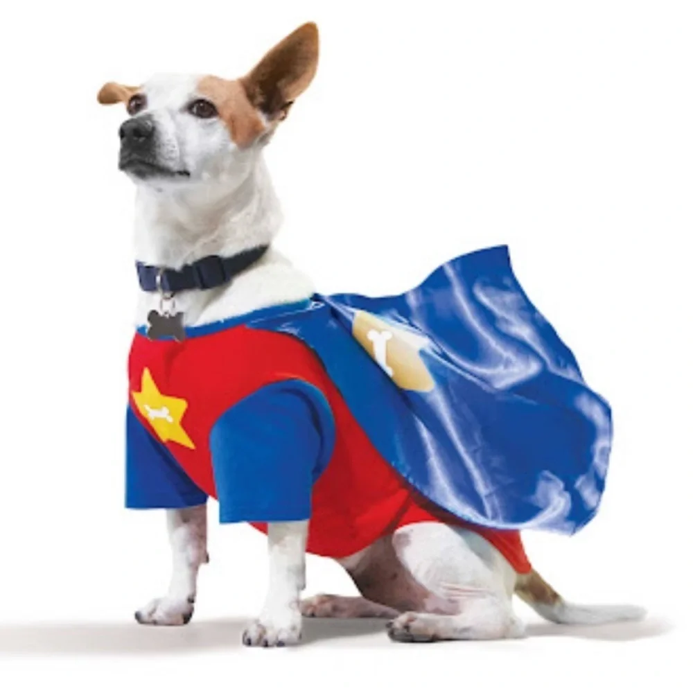 NWT Bootique Super Pup Dog Halloween Costume L